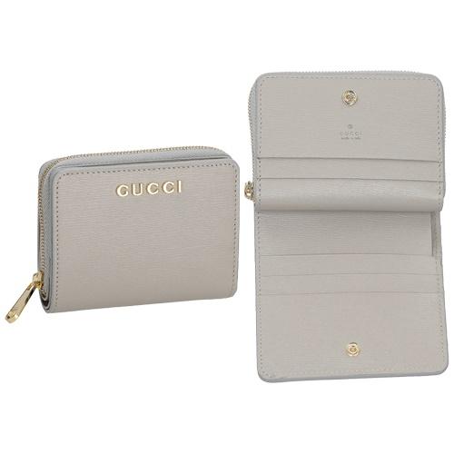 GUCCI グッチ 二つ折り財布 レディース スクリプト ミニ GUCCI グッチ 二つ折り財布 レディース スクリプト ミニ