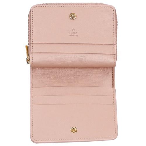 GUCCI グッチ 二つ折り財布 レディース スクリプト ミニ GUCCI グッチ 二つ折り財布 レディース スクリプト ミニ