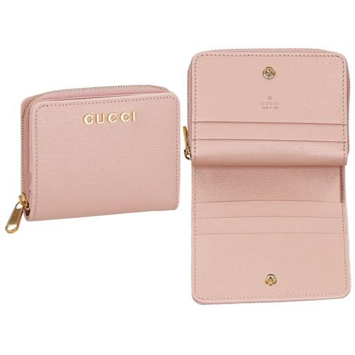 GUCCI グッチ 二つ折り財布 レディース スクリプト ミニ GUCCI グッチ 二つ折り財布 レディース スクリプト ミニ