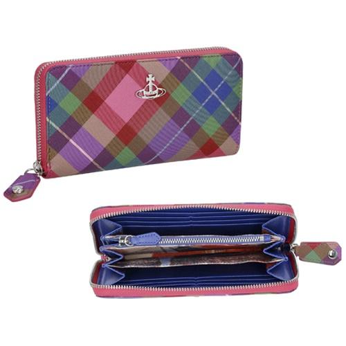 ヴィヴィアンウエストウッド 長財布 レディース SAFFIANO PRINTED 