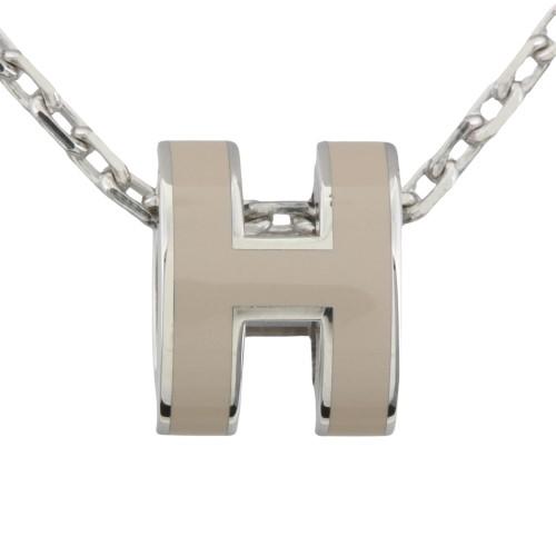 HERMES（エルメス） ネックレス ミニ ポップアッシュ ブラウン HERMES