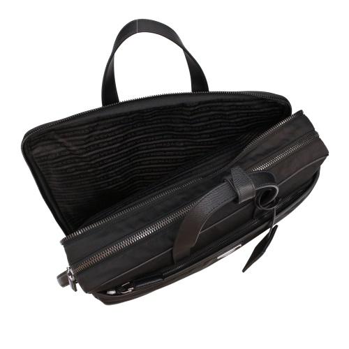プラダ ビジネスバッグ メンズ トライアングルロゴ ブラック PRADA