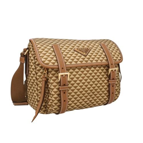 プラダ ショルダーバッグ レディース トライアングルロゴ ブラウン PRADA 1BD383 V OOO 2HGX F098L CARAMEL_1