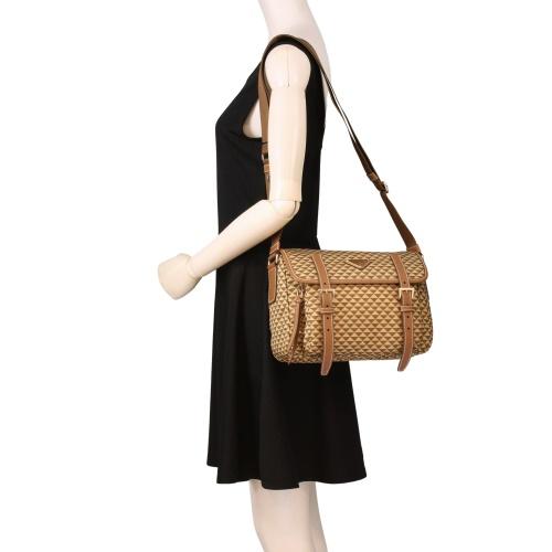 プラダ ショルダーバッグ レディース トライアングルロゴ ブラウン PRADA 1BD383 V OOO 2HGX F098L CARAMEL_4