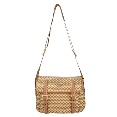 プラダ ショルダーバッグ レディース トライアングルロゴ ブラウン PRADA 1BD383 V OOO 2HGX F098L CARAMEL_7
