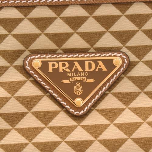 プラダ トートバッグ レディース トライアングルロゴ ブラウン PRADA