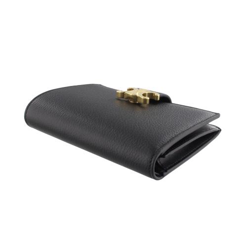 CELINE セリーヌ 二つ折り財布 レディース トリオンフ ブラック CELINE セリーヌ 二つ折り財布 レディース トリオンフ ブラック