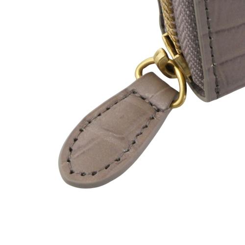 RODANIA（ロダニア） 長財布 ラウンドファスナー メンズ グレー 