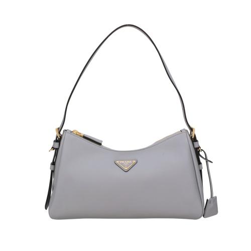 ぷるっと PRADA カナパ　グレー系ストラップ付き ぷるっと様専用 PRADA カナパ グレー系ストラップ付き カナパ