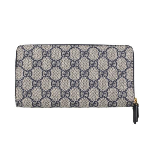 GUCCI（グッチ） 長財布 レディース GGマーモント ブルー GUCCI 456117