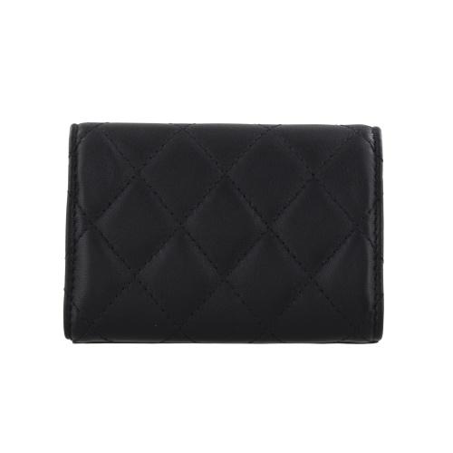 CHANEL（シャネル） 三つ折り財布 レディース ココマーク ブラック