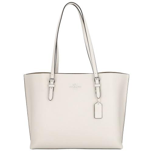 コーチ B2241 トートバッグ ホワイト  COACH モリー シグネチャー 公式】モリー トート バッグ 25・シグネチャー キャンバス｜コーチ