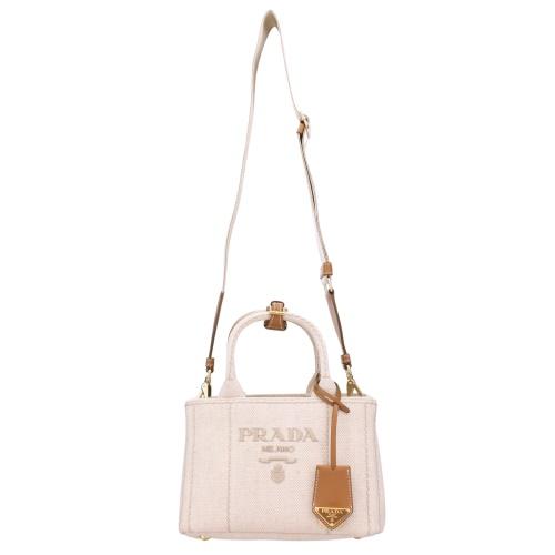 PRADA カナパ . PRADA 【並行輸入品】 プラダ 2WAYバッグ CANAPA RICAMO カナパ