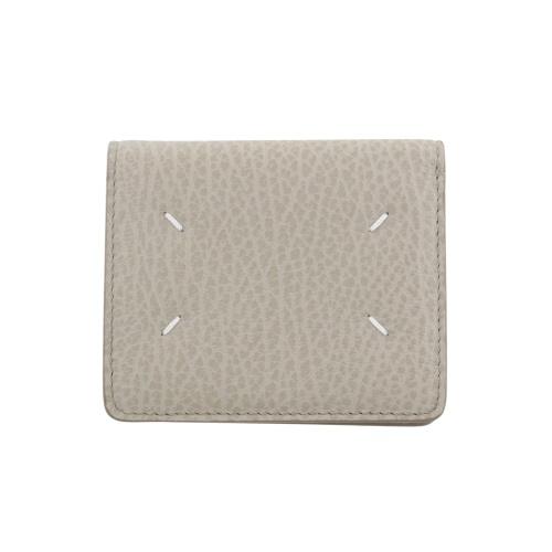 マルジェラ　バイフォールドポッパーウォレット　4ステッチ　二つ折り財布　ベージュ Maison Margiela（メゾンマルジェラ） 二つ折り財布 レディース バイ