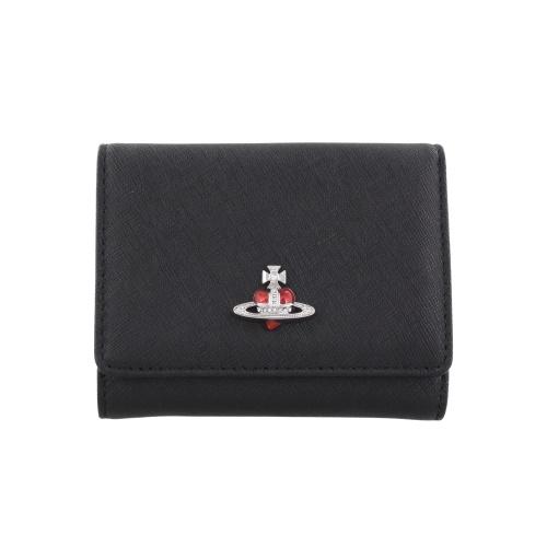 新品 ヴィヴィアン ウエストウッド Vivienne Westwood 3つ折り財布 ブラック Vivienne Westwood（ヴィヴィアンウエストウッド） 財布 三つ折り