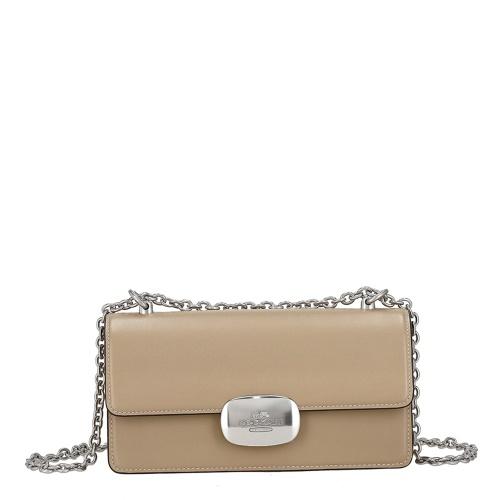 コーチファクトリー COACH FACTORY バッグ ショルダーバッグ 斜め掛けバッグ エライザ CP008 SV/TP レディース ブラウン 斜め掛けショル コーチ アウトレット ショルダーバッグ レディース エライザ フラップ