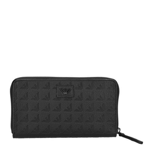 エンポリオアルマーニ 長財布 メンズ ブラック EMPORIO ARMANI