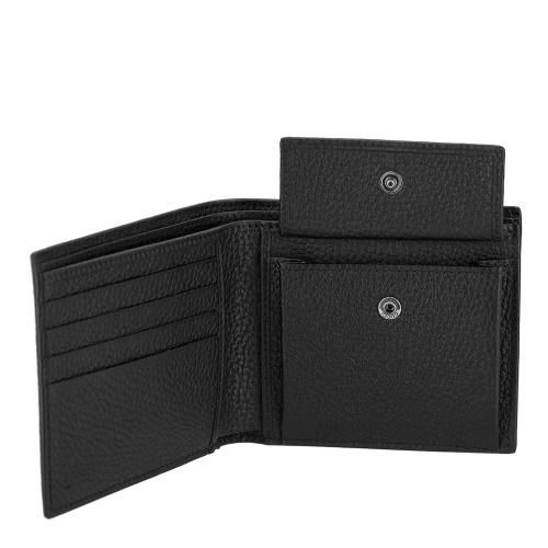 グッチ 二つ折り財布 メンズ ジャンボGG コインウォレット ブラック GUCCI 739479 AABY0 1000の画像