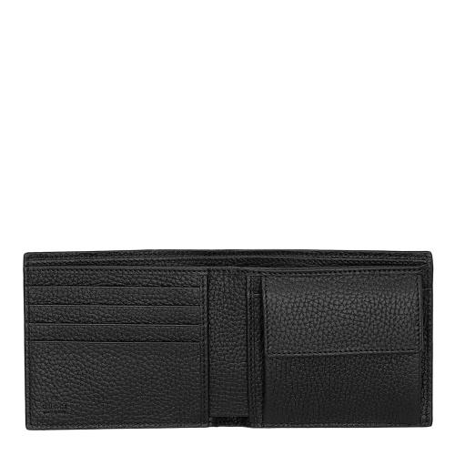 グッチ 二つ折り財布 メンズ ジャンボGG コインウォレット ブラック GUCCI 739479 AABY0 1000の画像