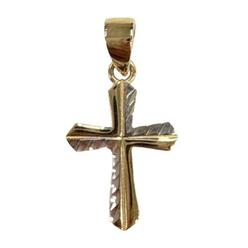 ペンダントトップ クロス K14YG/K14WG : GINZA LoveLove - 通販