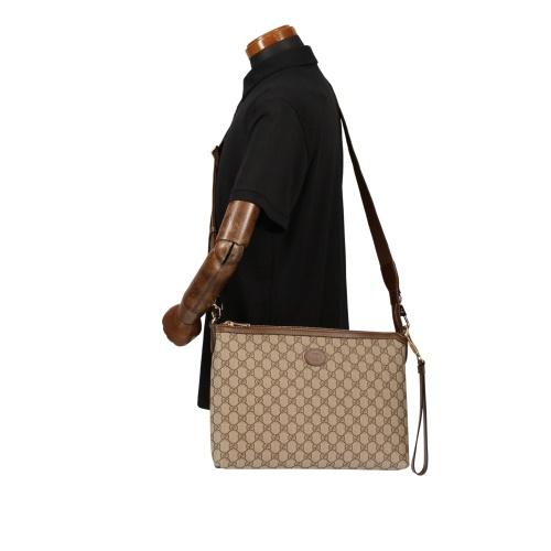 GUCCI（グッチ） セカンドバッグ メンズ ブラウン GUCCI 792084 92THG