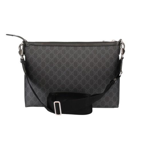 GUCCI グッチ　セカンドバッグ　GGキャンバス GUCCI（グッチ） セカンドバッグ メンズ ブラック GUCCI 792084 92THN