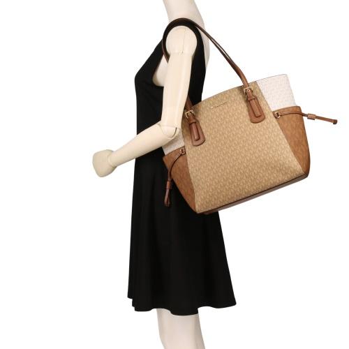 極美品☆MICHAEL KORSマイケルコース トートバッグ ブラウン 大容量 MICHAEL KORS マイケルコース トートバッグ レディース ブラウン