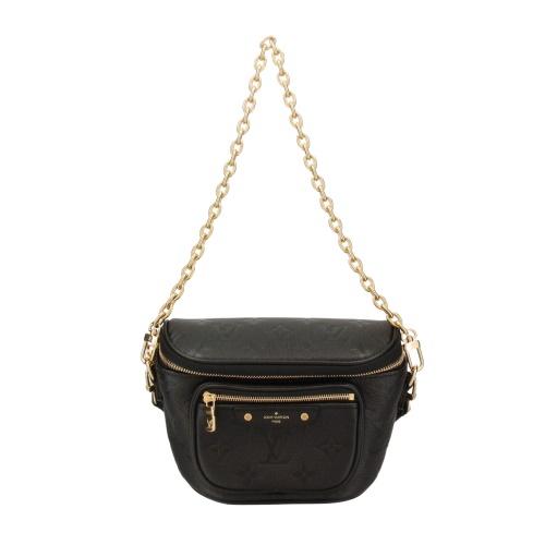 美品 ルイ ヴィトン アンプラント ミニバムバッグ ハンドバッグ ショルダーバッグ 2WAY M46917 レザー レディース LOUIS VUITTON 【1-0250764】 LOUIS VUITTON（ルイ・ヴィトン） ショルダーバッグ レディース