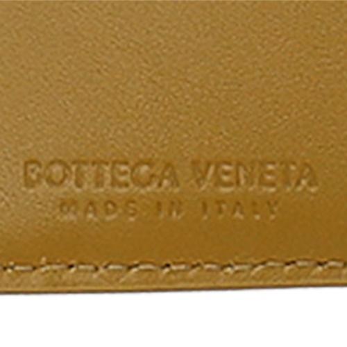 ボッテガヴェネタ 二つ折り財布 レディース イントレチャート ブラウン BOTTEGA VENETA 600270 V48A1 2596の画像