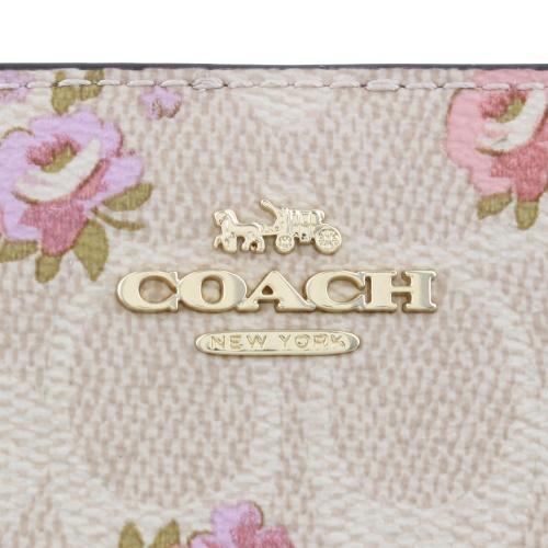 コーチ アウトレット 二つ折り財布 レディース ベージュ COACH OUTLET