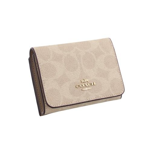 COACH（コーチ） アウトレット 三つ折り財布 レディース シグネチャー