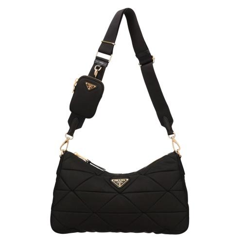 PRADA（プラダ） ショルダーバッグ レディース ブラック PRADA 1BC232