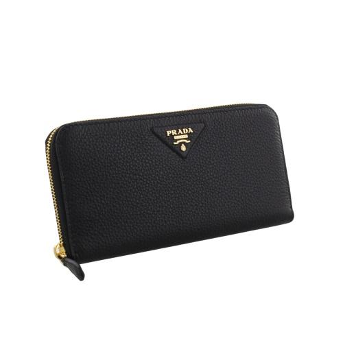 プラダ 長財布 レディース VIT.DAINO ブラック PRADA 1ML506 2BBE F0632 NERO 1の画像