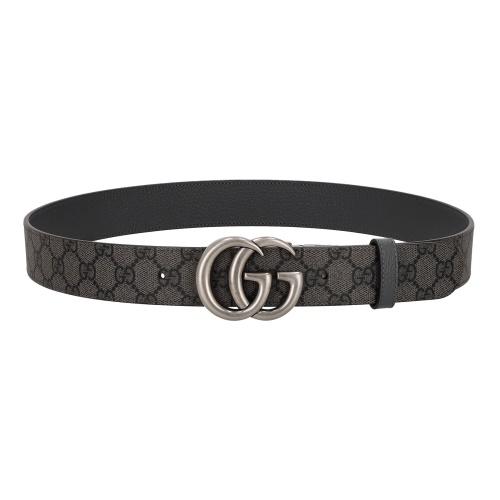 GUCCI（グッチ） ベルト メンズ ダブルG リバーシブル ベルト ブラック