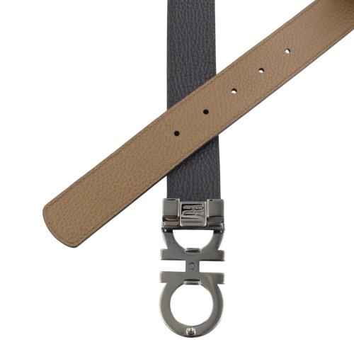 フェラガモ ベルト メンズ ブラウン FERRAGAMO 675542 705614 BR/BKの画像