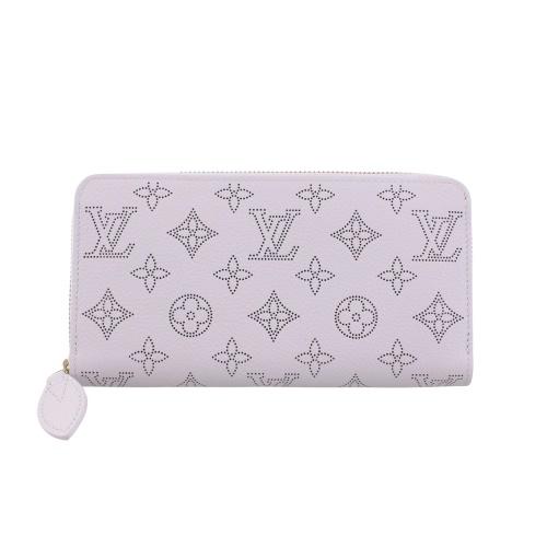 ききらら⭐プロフ必読 Louis Vuitton マヒナ ルイヴィトン 長財布 マヒナ ジッピー・ウォレット パープル LOUIS