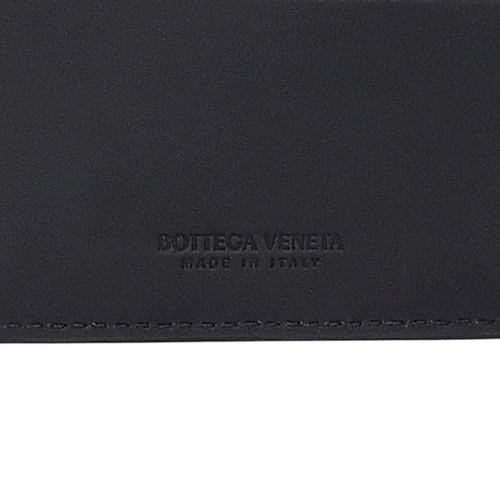 ボッテガ・ヴェネタ 二つ折り財布 メンズ ブランド BOTTEGA VENETA イントレチャート レザー 113993 V47W1 1000 ブラック BOTTEGA VENETA（ボッテガ・ヴェネタ） 二つ折り財布 メンズ イントレ