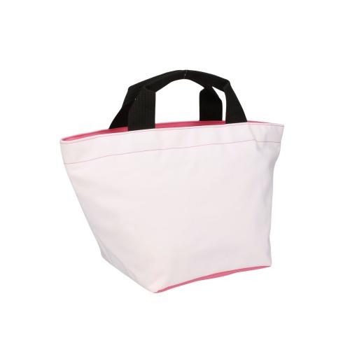 エルベシャプリエ ハンドバッグ レディース ホワイト Herve Chapelier 1027N 01 BLANC/56 ROSE INDIEN_1