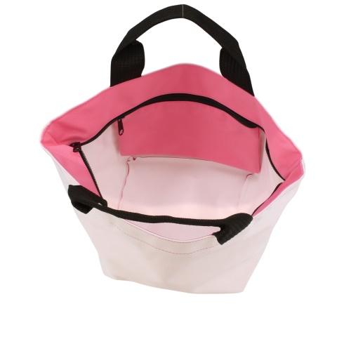 エルベシャプリエ ハンドバッグ レディース ホワイト Herve Chapelier 1027N 01 BLANC/56 ROSE INDIEN_2