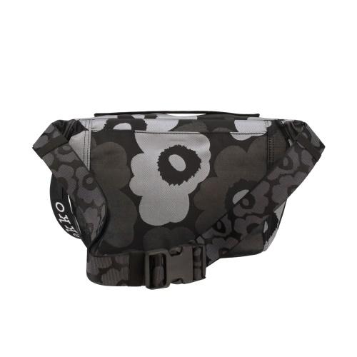 マリメッコ ボディバッグ レディース SLING BAG M UNIKKO ウニッコ ブラック marimekko 94810 990 Grey/Dark Grey/Blackの画像