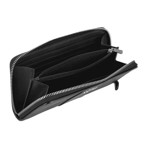 コーチ　ファスナー付ブラック長財布E①【新品未使用】 COACH（コーチ） アウトレット 長財布 レディース シグネチャー