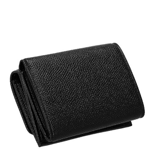 ブルガリ 三つ折り財布 メンズ ブラック BVLGARI 288648 BLACKの画像