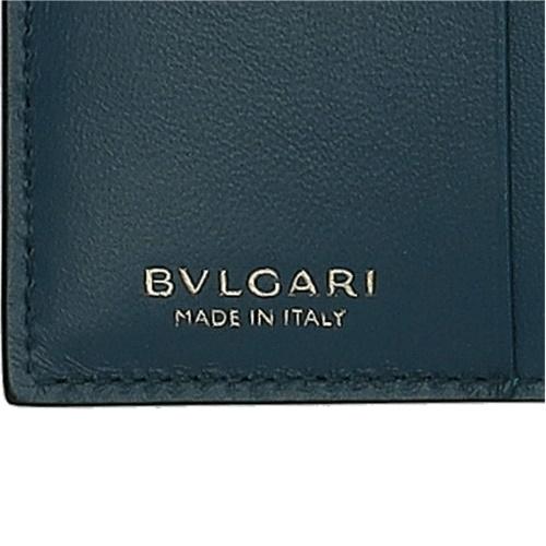 ブルガリ 二つ折り財布 メンズ Bulgari Logo Infinitum ブラック BVLGARI 291749 BLACKの画像