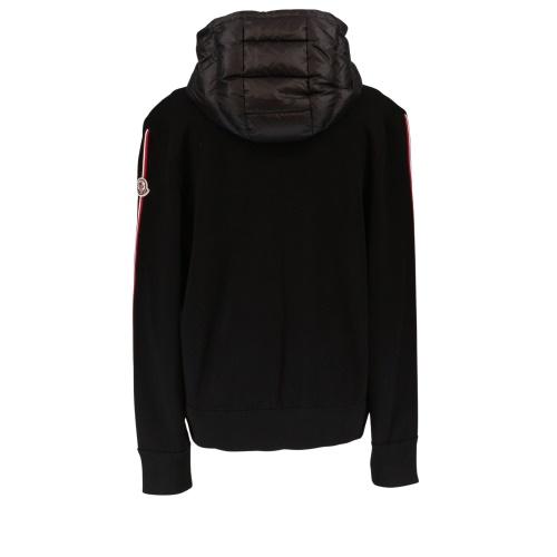 モンクレール カーディガン ブルゾン ニット ダウン アウター メンズ CARDIGAN TRICOT ブラック MONCLER I2 091 9B000 08 M1131 999 BLACK サイズMの画像
