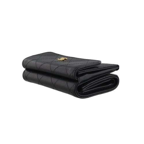 CHANEL（シャネル） 三つ折り財布 レディース ブラック CHANEL AP4951