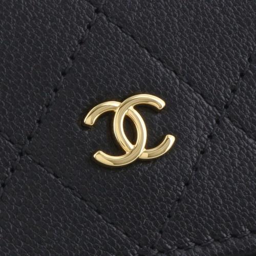 CHANEL（シャネル） 三つ折り財布 レディース ブラック CHANEL AP4951