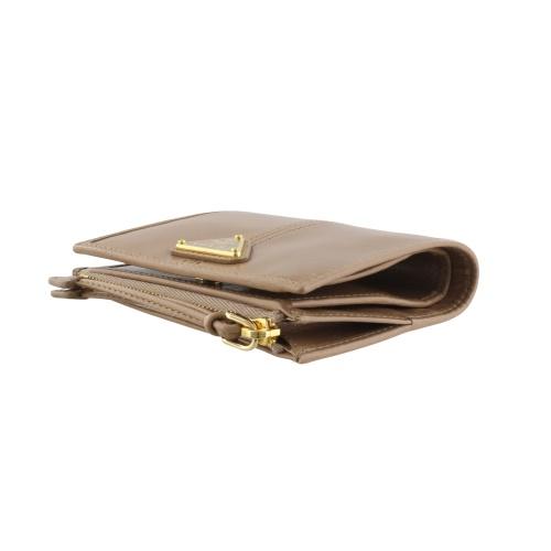 PRADA（プラダ） 二つ折り財布 レディース ソフトルックスレザー PRADA