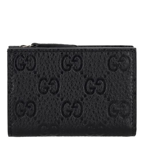 GUCCI（グッチ） 二つ折り財布 レディース GGエンブレム ミディアム