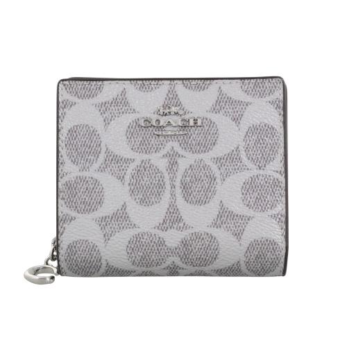 【中古品】 COACH コーチ ストラップ ショルダー ウォレット 財布 グレー レザー レディース 箱有 W103910RK COACH - 【中古品】 COACH コーチ ストラップ ショルダー ウォレット