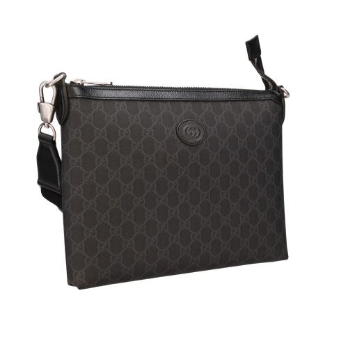 グッチ ショルダーバッグ メンズ インターロッキングG ブラック GUCCI 726833 92THN 1000_1
